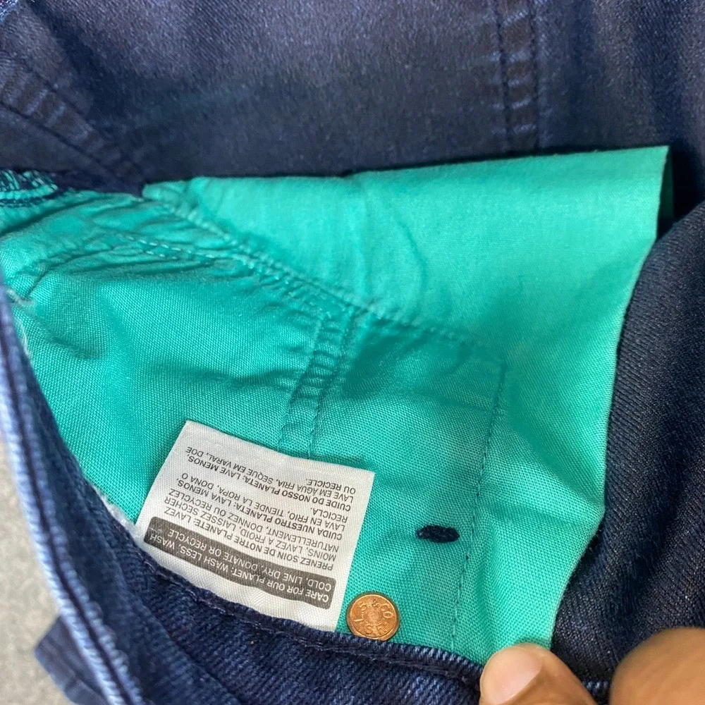 Levis 511 Commuter Slim Fit Jeans Mens 33x32 Dark Indigo Blue Stretch Denim